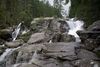 Pohľad na vodopády Vodopády Studeného potoka/Vodopady Studeneho potoka