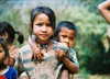 Deti v dedine Ban Nalan Laos