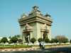 Vientiane - Víťazný oblúk Laos