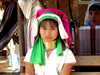 Karenské dlhokrké dievča Mjanmarsko /Barma/