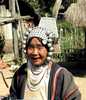 Žena z kmeňa Akha Thajsko