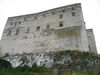 Pohľad na hradné steny Trenčiansky hrad/Trenciansky hrad