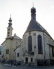 Kostoly v centre mesta Banská Štiavnica/Banska Stiavnica