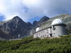 Pohľad na observatórium Skalnatá dolina/Skalnata dolina