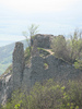 Pohľad na ruiny hradu Hrad Ostrý Kameň/Hrad Ostry Kamen