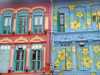 Farebne domy Singapur